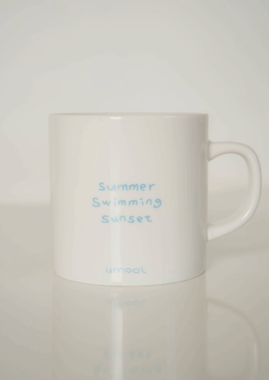 my home white mug cup